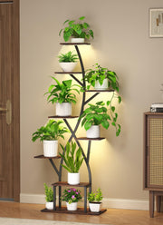 Quikraen front view showing full 8-tier shelf, organized display benefit
