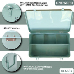 QUILIVIK close-up of secure latch detail for reliable closure and protection