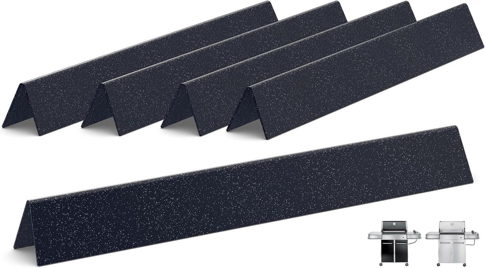 QuliMetal flavorizer bars front view showing full-length bars and fit benefit