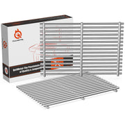 QuliMetal front view of replacement grates showing fit and finish for easy swap