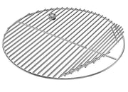 QuliMetal front view of round grate showing full footprint and secure fit benefit