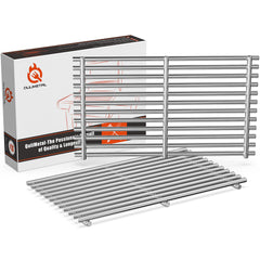 QuliMetal front view of replacement grates showing fit and finish for easier installation