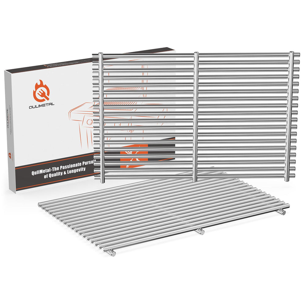 QuliMetal front view of replacement grates improving grill performance