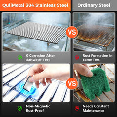 QuliMetal side profile demonstrating heavy-duty thickness and stability