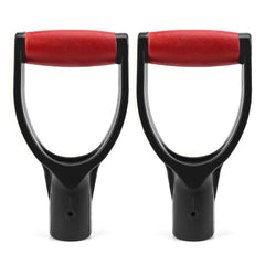 QWORK front view of two D-grip handles showing fit and finish