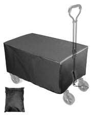 QWORK front view of wagon cover protecting cart with neat fit