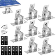 QWORK front view showing mounted solar panels and secure tilt