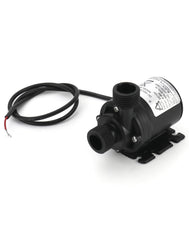 QWORK pump 1/2-inch thread closeup for easy hose and fitting connection