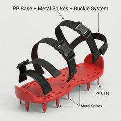 QWORK snap-lock buckle detail for secure fit and easy adjustment
