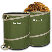 Rachmi front view of two-pack green pop-up cans showing size and color