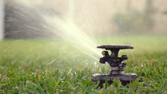 Rain Bird AG-5 diffuser screw detail breaking droplets for uniform watering