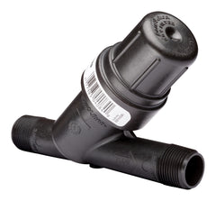 Rain Bird RBY075S installed on an irrigation valve, protects emitters and reduces clogging
