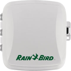 Rain Bird TM2-6 installed on exterior wall demonstrating durable outdoor mounting