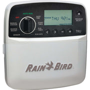 Rain Bird TRU4I front panel showing dial and enclosure for easy programming