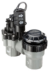Rain Bird flow control knob close-up demonstrating easy adjustment for balanced sprinkler output