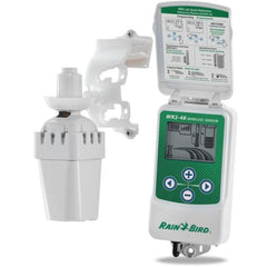 Rain Bird front view of rain/freeze sensor showing compact design and easy installation