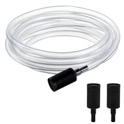Raincovo front packaging showing siphon hose and three filters for easy installation