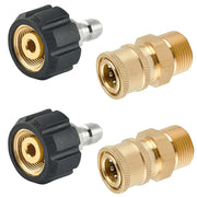 Raincovo front view of four adapters showing compact set and quick utility
