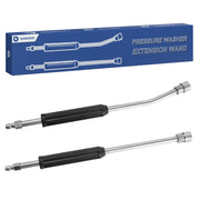 Raincovo front view of both stainless steel wands showing full kit and benefits