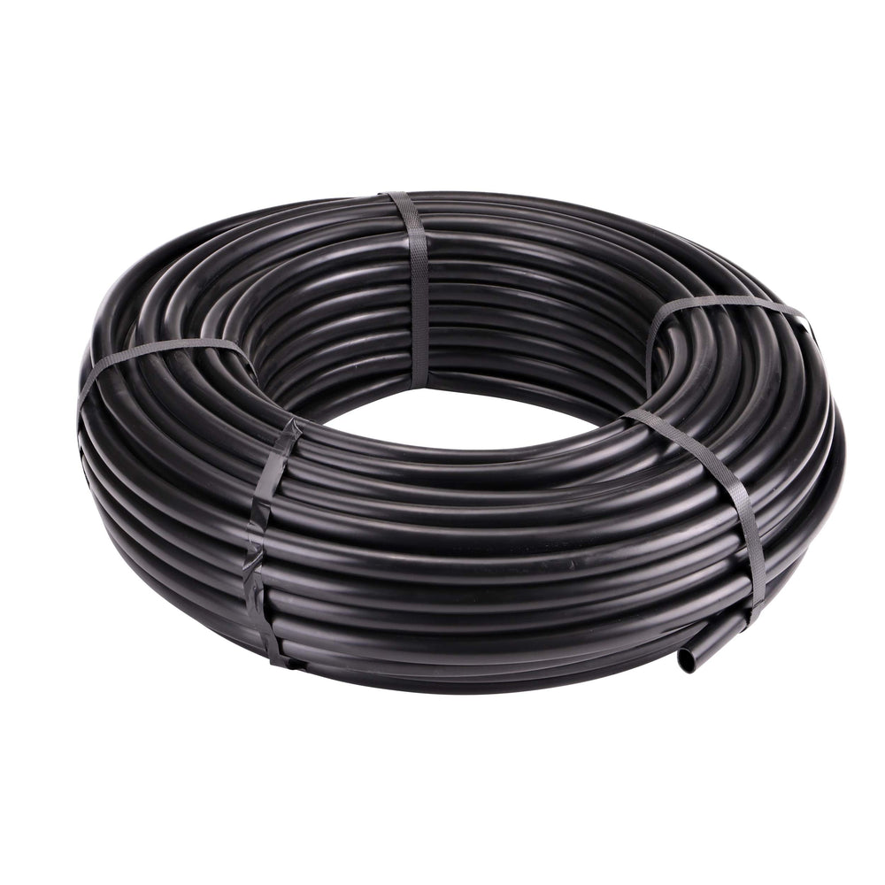 Raindrip front view of 200 ft coil showing product and labeling for easy identification