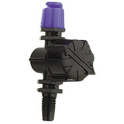 Raindrip half-circle pack front view showing ten adjustable sprayers, easy installation