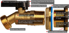 RAINPAL quarter-turn handle demonstrating quick on-off control