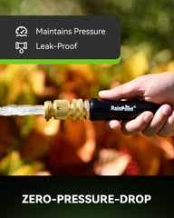 RAINPOINT close-up of 3/4" GHT threads demonstrating precise fit and leak prevention