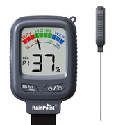RAINPOINT front display showing clear moisture percentage for quick checks
