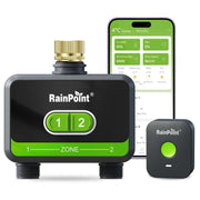 RAINPOINT front unit showing display and controls for easy scheduling