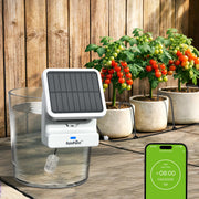 RAINPOINT front view of full kit showing components and benefits for easy setup