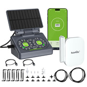 RAINPOINT front unit and hub showing compact design and ease of setup