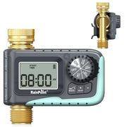 RAINPOINT front view showing durable metal body and clear controls for reliable scheduling