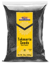 Rani Brand front packaging showing 28oz tukmaria seeds and product benefits