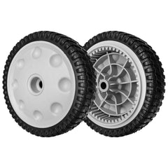 ranwin front drive wheel front view showing tread and fit, restores mower traction