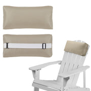 Rasugarlary front view khaki head pillow showing compact support