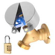 RAWILL stainless steel faucet cover front view showing robust protection