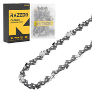 RazEdg front packaging showing 16-inch carbide chain and benefits