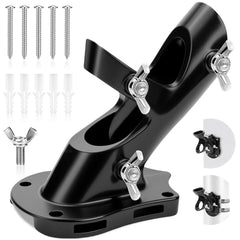 REERON flag pole holder front view showing sturdy mount and clean finish