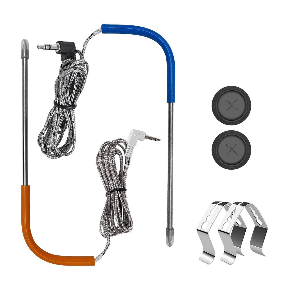 RefrigLink front packaging showing two probes and included clips for quick replacement
