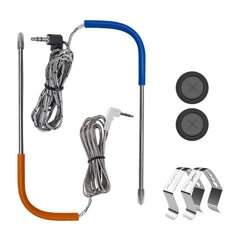 RefrigLink front packaging showing two probes and included clips for quick replacement