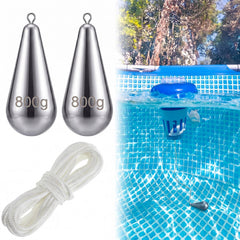 Relaxweex front view of two anchor weights showing compact design and durability benefit