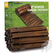 RELIANCER front view of cedar roll-out pathway showing full length and design benefit