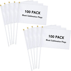 Remerry front view of 100-pack flags showing bundle and benefit of quantity
