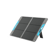 Renogy folded 100W panel front view showing compact portability and easy transport