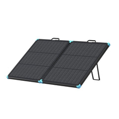 Renogy 100W front view showing compact high-efficiency surface for fast charging