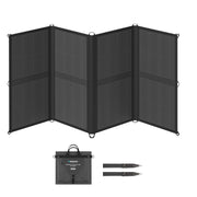 Renogy folded front view showing compact carry and easy storage benefit