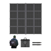 Renogy 400W folded panel front view showing compact portability