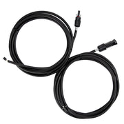 Renogy adaptor front view showing male and female connectors and cable benefit quick hookup