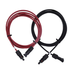 Renogy close-up of male and female connectors locking securely for weatherproof connection