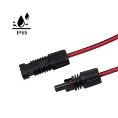 Renogy cable jacket texture highlighting UV-resistant insulation for outdoor durability